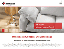 Tablet Screenshot of marmobisa.ch